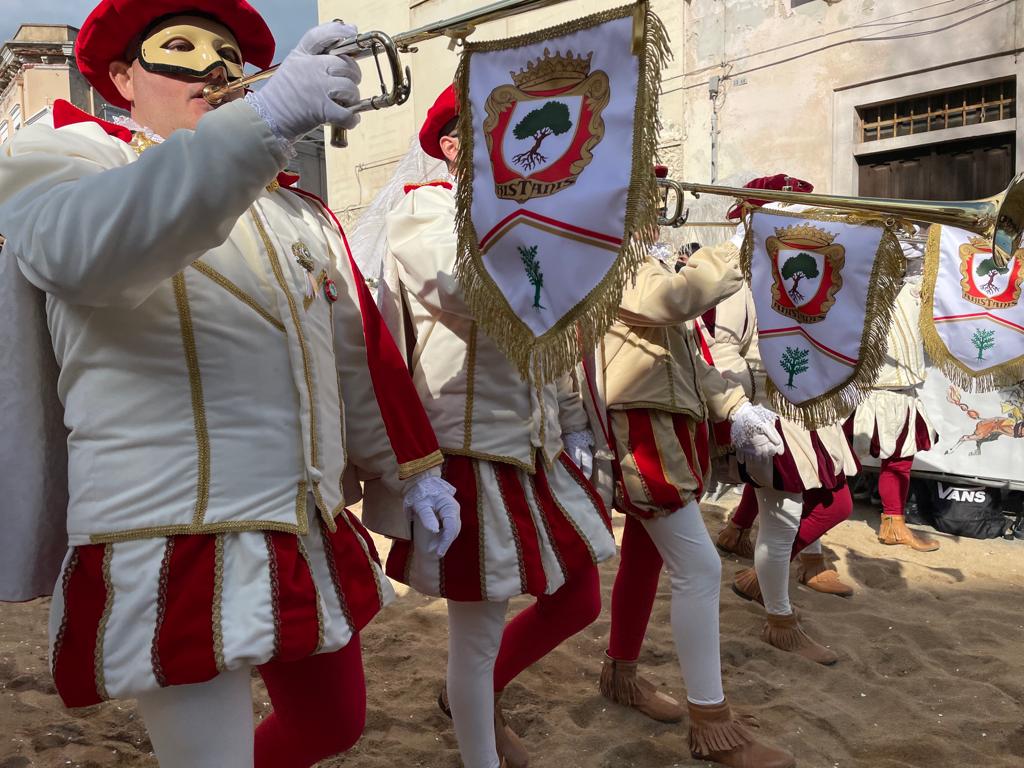 Trombettieri Sartiglia dei falegnami 2022