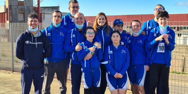 Gli atleti della Polisportiva paralimpica cagliaritana Sa.Spo.