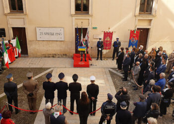 25 aprile 2022. Cerimonia Festa della Liberazione a Sassari