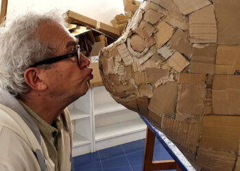 Edoardo Malagigi con la Foca monaca