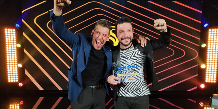 Gero Riggio con Francesco Gabbani