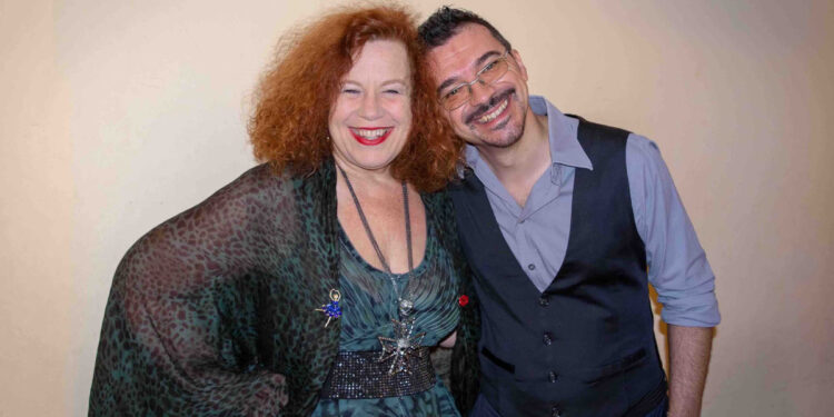 Gianni Vancini con Sarah Jane Morris