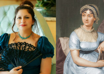 Jane Austen e Laaleen Sukhera. 📷 hgraphers