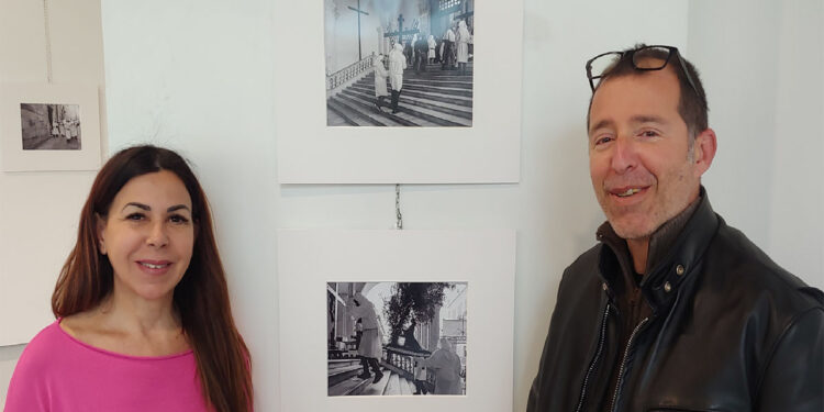 L'assessora Maria Dolores Picciau con Stefano Oliverio