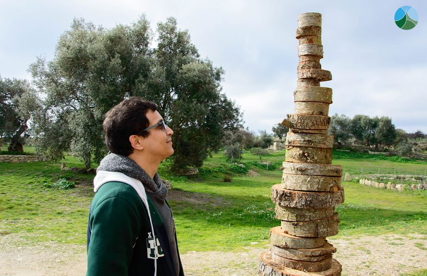 Lorenzo Finotto e il Totem Delta. 📷 Emanuela Meloni