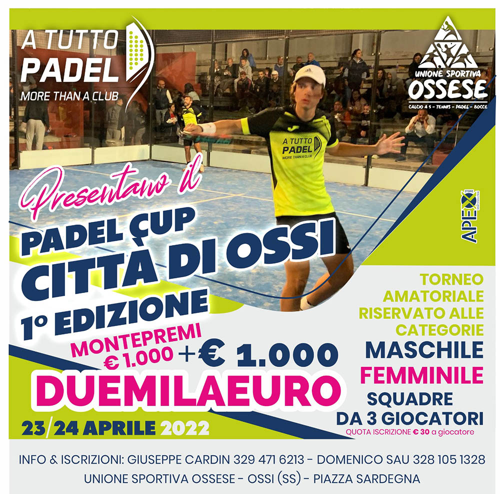 Padel Cup - Città di Ossi