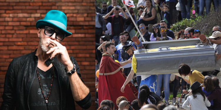 Pau e una foto della Festa di San Marco 2019