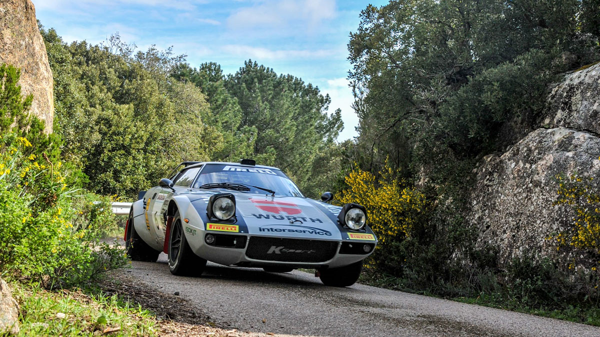 Tolfo e Cazzaro sulla Lancia Stratos