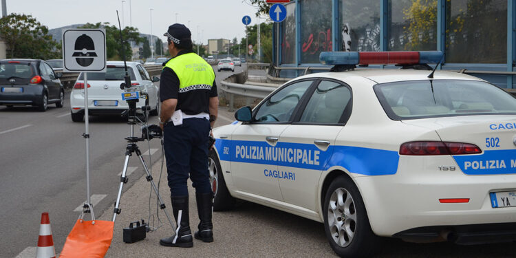 Autovelox della Polizia Municipale di Cagliari