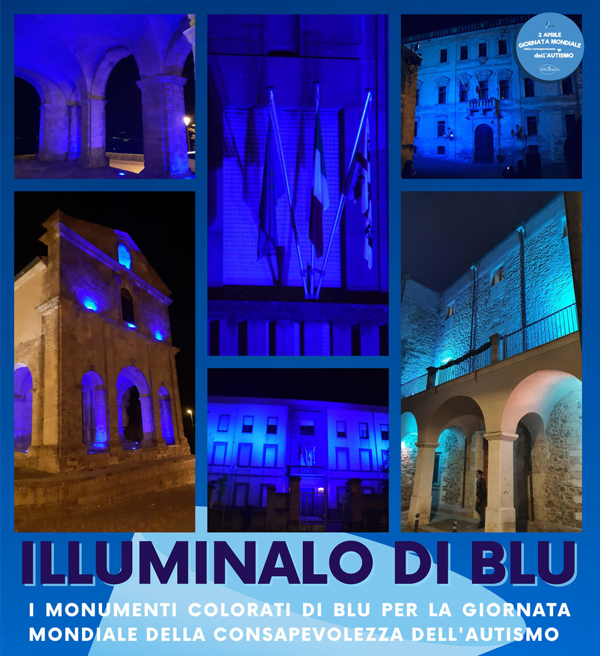 Illuminalo di blu a Sassari