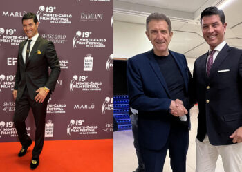 Claudio Rotunno al Monte Carlo Film Festival 2022 con Ezio Greggio