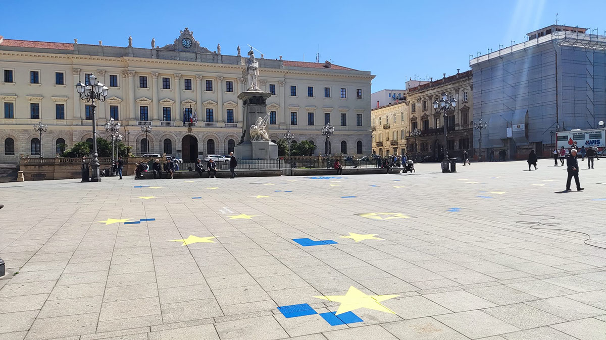 EuropeDaySardegna - Piazza d'Italia a Sassari