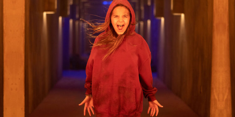 Charlie (Ryan Kiera Armstrong) in “Firestarter”. ? ©Universal Studios