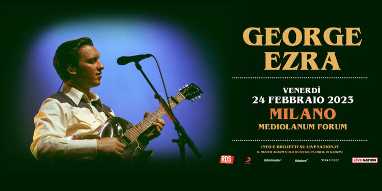 George Ezra il 24 febbraio 2023 al Mediolanum Forum di Milano