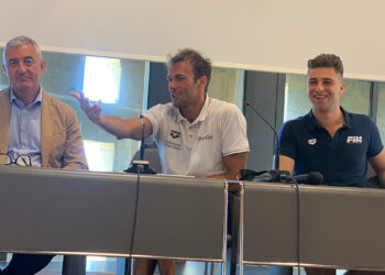 Gregorio Paltrinieri e il Sindaco Conoci