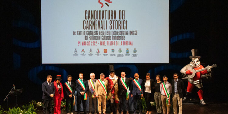 I sindaci dei Carnevali storici a Fano