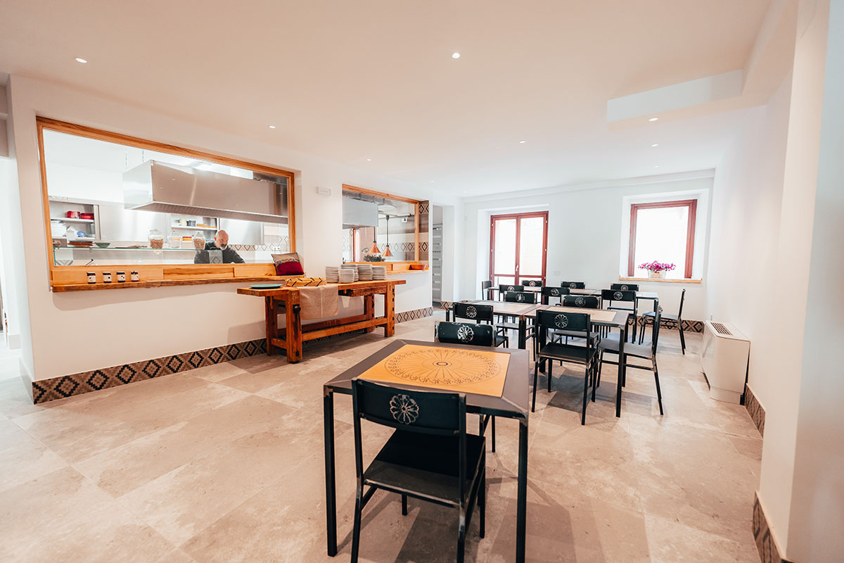 La sala della Panefratteria di Cagliari