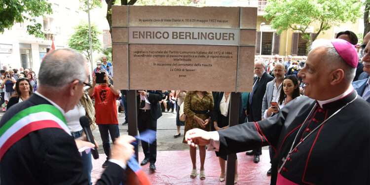 Sassari targa Berlinguer