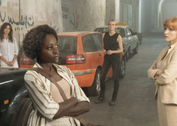 Da sinistra: Graciela (Penélope Cruz), Khadijah (Lupita Nyong'o), Marie (Diane Kruger) e Mason “Mace” Brown (Jessica Chastain), in “Secret Team 355”