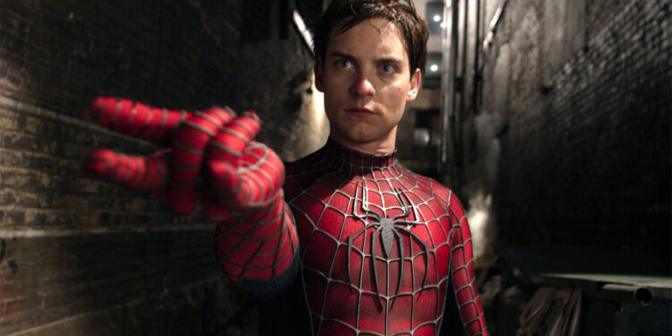 Tobey Maguire nei panni di Spider-Man
