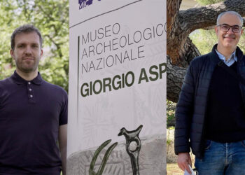 Stefano Giuliani Direttore Museo Asproni Nuoro (sinistra) e Luciano Cannas Direttore Musei Garibaldini