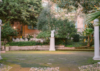 Il giardino di Villa Satta, sede dello IED Cagliari. 📷 Stefano Casati