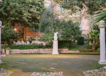 Il giardino di Villa Satta, sede dello IED Cagliari. ? Stefano Casati