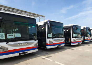 Bus Iveco Urbanway dell'ATP di Sassari