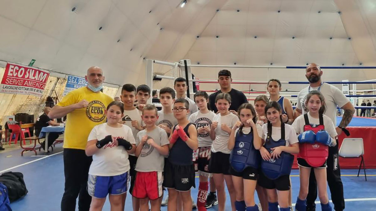 I giovani atleti del Team Tarantini