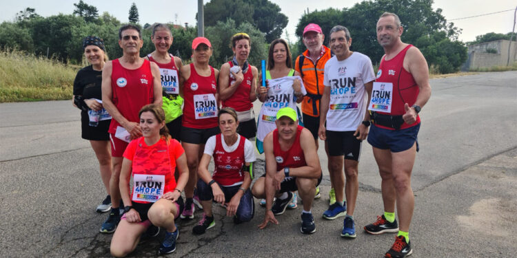 i podisti oristanesi dalla run 4 hope 2022