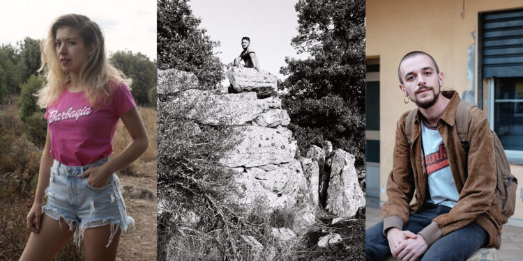 Da sinistra le foto di Giulia Bernardi, Federica Falcone e Guglielmo Cherchi