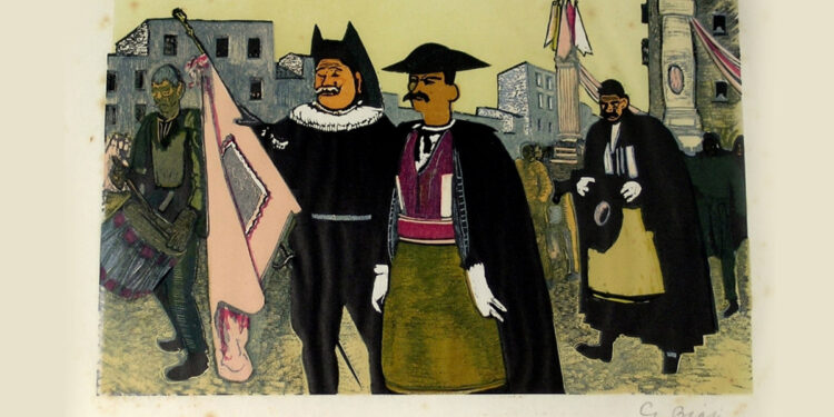 I Candelieri in un dipinto di Giuseppe Biasi