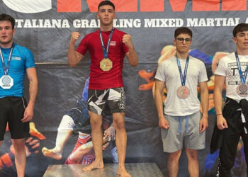 Il podio con Matteo Dore sul gradino più alto