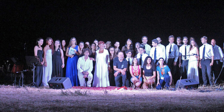 La serata al Monte Baranta di Olmedo del 20 luglio 2019