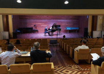 La giuria nella Sala Sassu