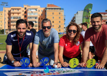 Table Tennis X: Da sinistra Alessio Correnti, Simone Carrucciu, Manuela Caddeo, Piermichele Zichi