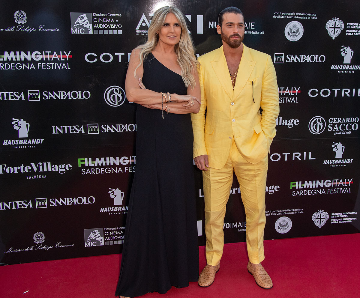 Tiziana Rocca con Can Yaman. ? Marco Alpozzi/LaPresse