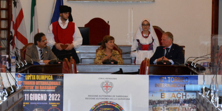 Presentazione 27° Torneo Internazionale di Lotta Stile Libero “Città di Sassari” e 17° Torneo Internazionale di Beach Wrestling “Sardinia”