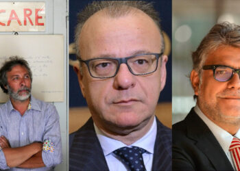 Alex Corlazzoli, Gianfranco Rotondi e Giancarlo De Cataldo