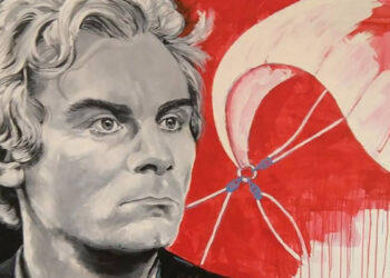 Gian Maria Volonté, dipinto di Tina Loiodice. ? Nanni Angeli