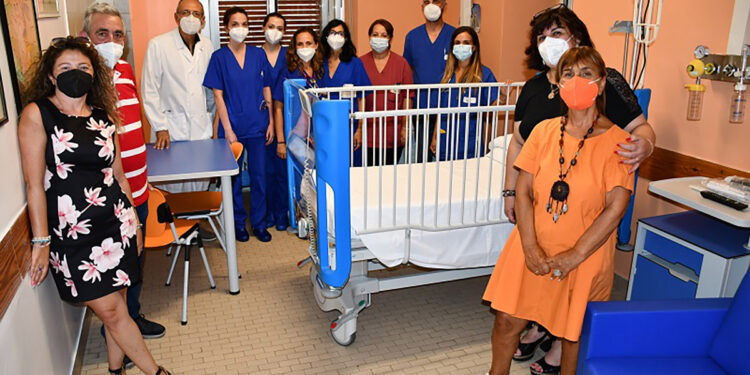 "Il sogno di Giulia" la stanza arredata della Pediatria