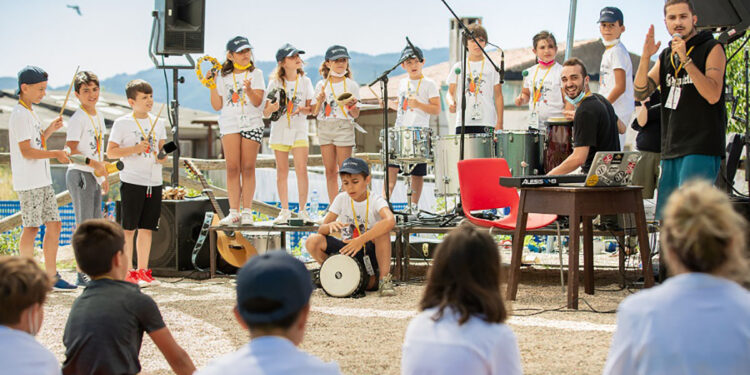 Laboratorio di Giuseppe Spanu e Giovanni Gaias a Time to campus. ? Sara Deidda