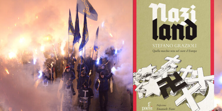 L'estrema destra ucraina in marcia per il compleanno del leader nazionalista Bandera. ? Depositphotos