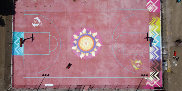 Ploaghe, il campo di street basket Alessandro Laconi
