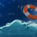 Salvamento mare salvagente. ? Depositphotos
