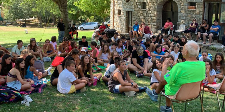 Tempio Pausania, l'incontro di Bellière con i ragazzi