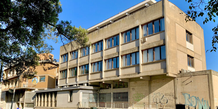 L'edificio dell'ex questura di Sassari