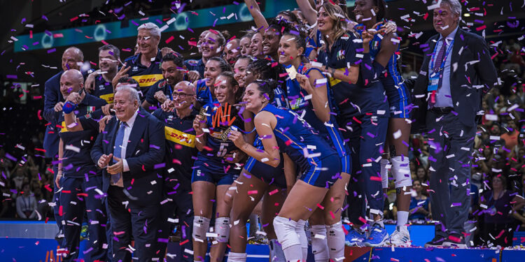 L’Italvolley femminile. 📷 FIVB