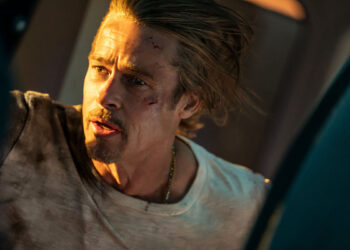 Brad Pitt in “Bullet Train”. 📷 Scott Garfield