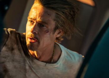 Brad Pitt in “Bullet Train”. ? Scott Garfield